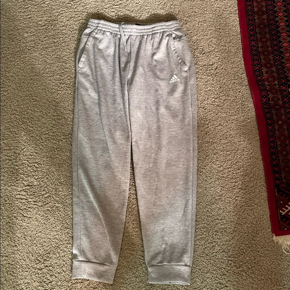 Large Gray Adidas Sweatpants